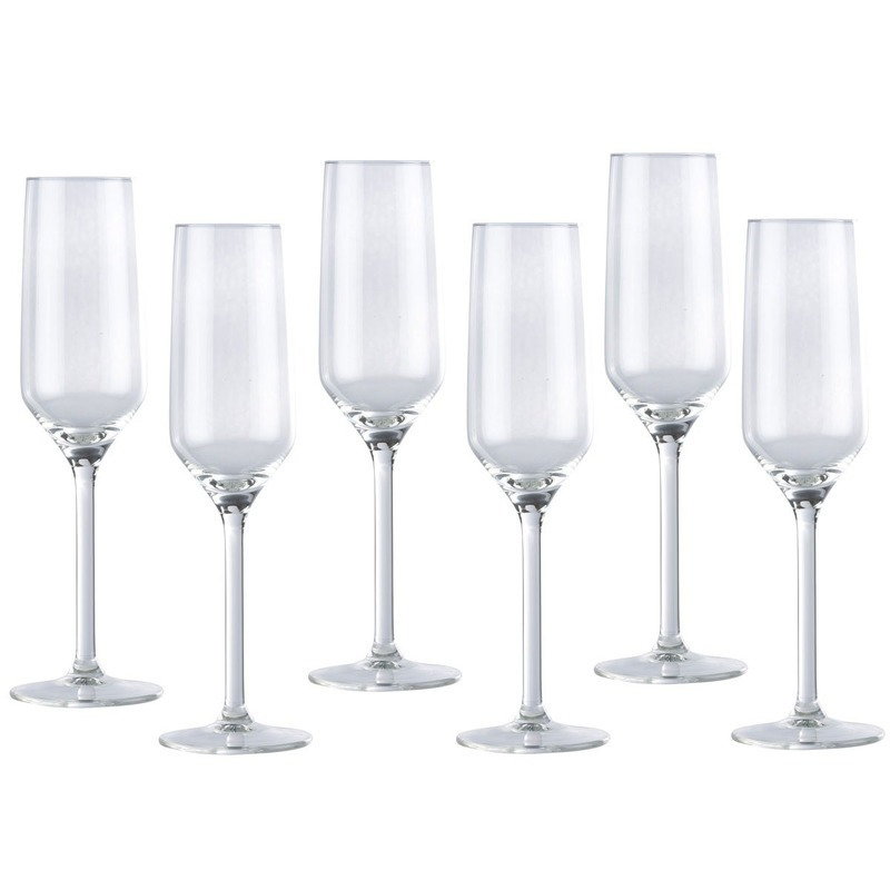 Champagneglas / glazen 18x stuks 22 centiliter - Top Merken Winkel